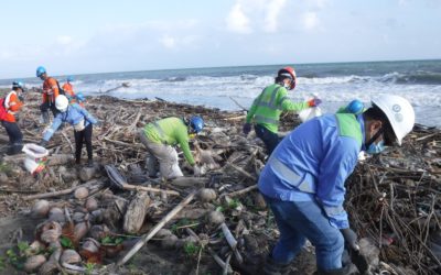 A1E Contractors Conduct 4-day Coastal Clean Up Drive